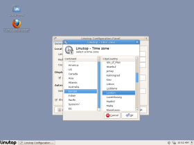 Linutop OS mini PC Linutop time zone configuration